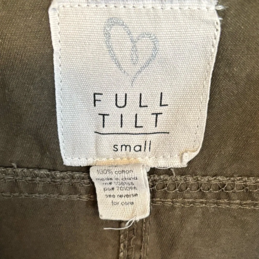 🧥 Full Tilt Olive Utility Jacket – Size Small – Very Good Condition